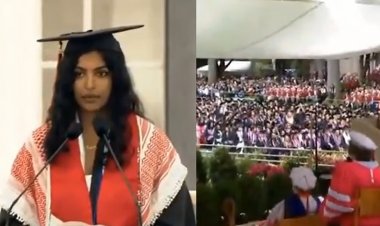 MIT mezuniyetinde Filistin konuşmasına yasak: Öğrenci başkanı Vemuri törene alınmadı