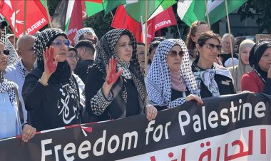 Almanya'da Filistin'e destek gösterisi düzenlendi