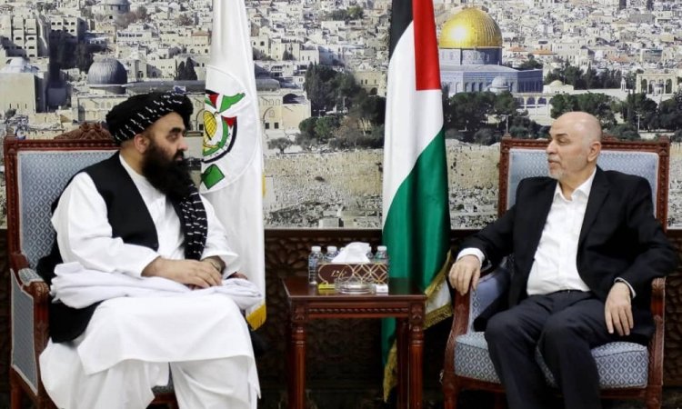 İslam Emirliği Dışişleri Bakanı Muttaki, Hamas heyeti ile görüştü