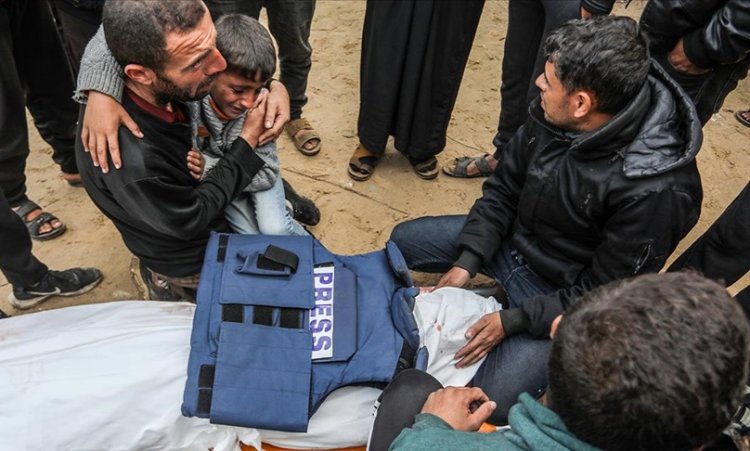 Gazze'de basın tarihinin en büyük katliamı: 210 gazeteci şehit edildi