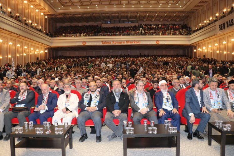 Ankara'da Büyük Gazze Konferansı: "HAMAS galip gelirse; Sisi, Suud, Kuveyt ve BAE kralları yerinde durabilecek mi?"