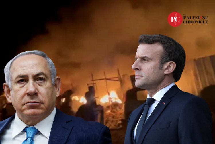 Macron: İsrail hükümetinin bugün Gazze'de yaptığı kabul edilemez