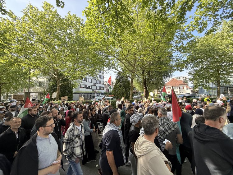 Avusturya’da Gazze için “Soykırımı Durdurun” yürüyüşü düzenlendi
