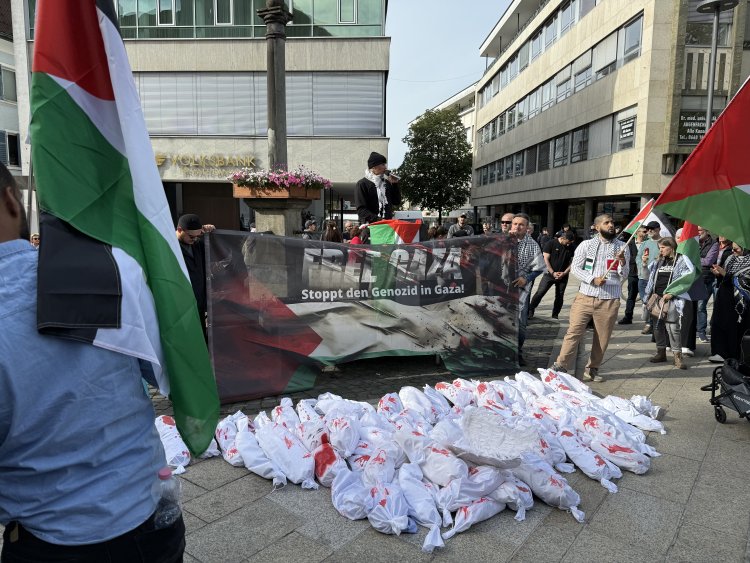 Avusturya’da Gazze için “Soykırımı Durdurun” yürüyüşü düzenlendi