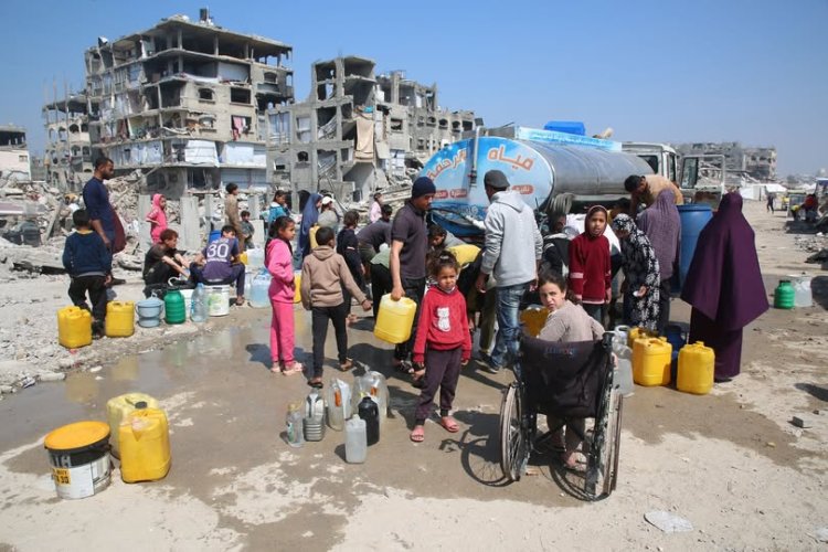 Gazze'de İsrail saldırıları sürerken su krizi derinleşiyor