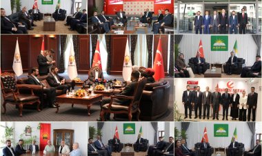 HÜDA PAR siyasi partilerle bayramlaştı