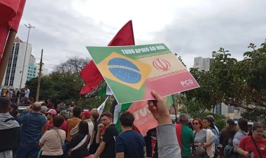 Brezilyalılar Filistin ve İran'a destek gösterisi düzenledi