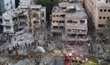 Siyonist İsrail'de 24 bina yerle bir oldu, binlerce kişi tahliye edildi