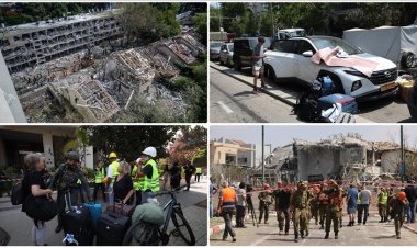 Siyonistler, ülkelerinin Gazze ve Lübnan'da yol açtığı yıkımın benzerini Tel Aviv'de görüyor
