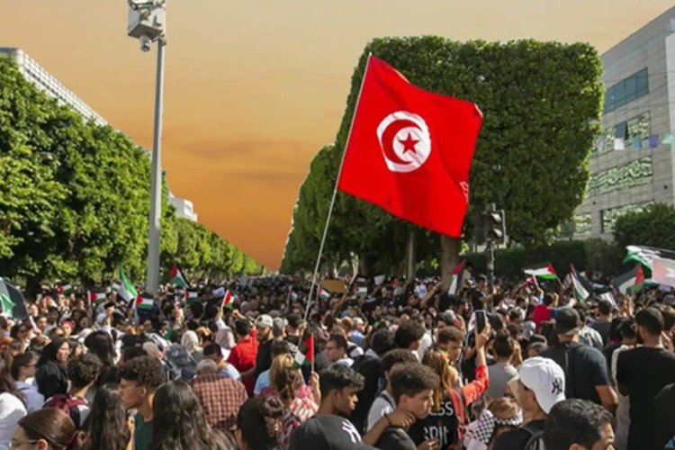 Tunus'tan Gazze'ye direniş konvoyu: 5 bin kişilik kafile yola çıkıyor