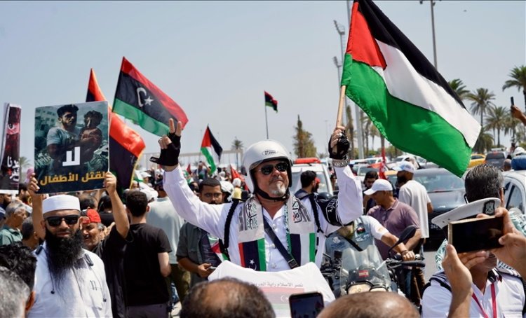 Libya'nın doğusuna girişine izin verilmeyen Mağrib Direniş Konvoyu Tunus'a dönüyor