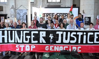 Belçika'da Filistin için 5 günlük açlık grevi başlatıldı