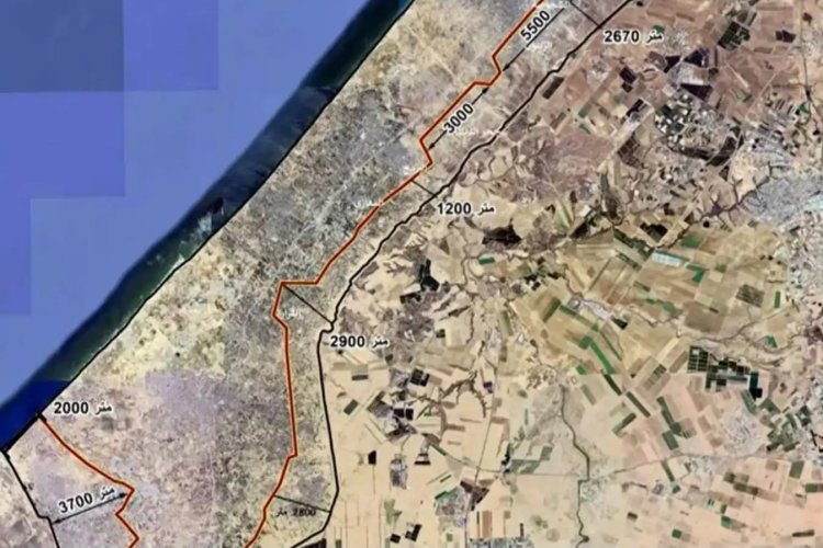 Ateşkes görüşmelerinde sızdırılan haritada Gazzelilere ölümden başka çare bırakılmıyor