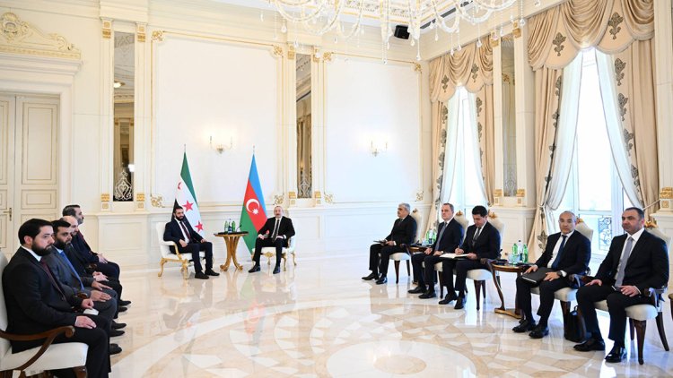 Suriye Cumhurbaşkanı Şara, Azerbaycan'da