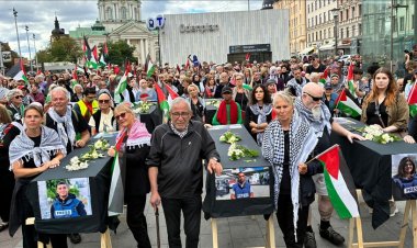 İsveç’te Filistin için yas ve öfke: Gazetecilere suikasta, soykırıma ve işgale hayır