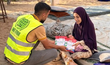 Umut Kervanı'ndan Gazze'de bebeklere mama yardımı