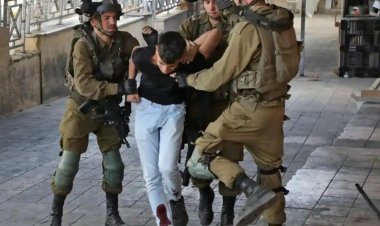 Batı Şeria'da işgalci İsrail çok sayıda Filistinli genci esir aldı