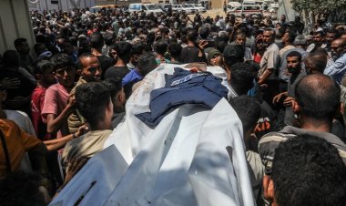 İşgalci İsrail'in katlettiği muhabir Hüsam el-Mısri'nin oğlu: Babamın yolundan gideceğiz