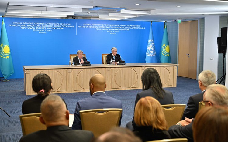 BM Genel Sekreteri Guterres'ten, Kazakistan’da kurulan BM Orta Asya ve Afganistan Merkezi’ne ziyaret