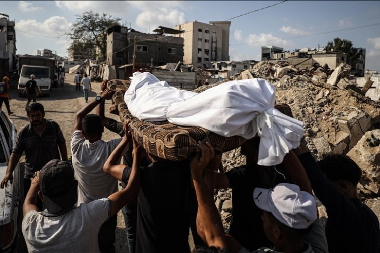 Katil İsrail'in Gazze'ye saldırılarında şehit sayısı son 24 saatte 72 artarak 61 bin 330’a çıktı