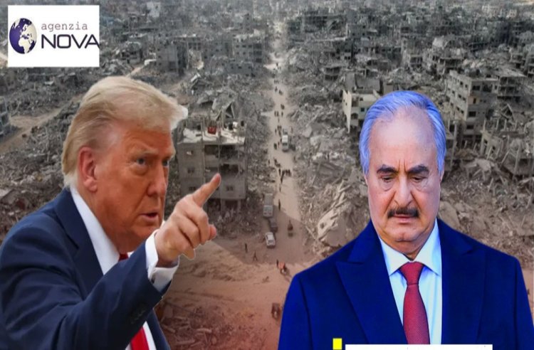İtalyan Nova Ajansı: Hafter, Gazze halkını zorla yerinden etmeyi ve onlara Libya vatandaşlığı vermeyi kabul etti