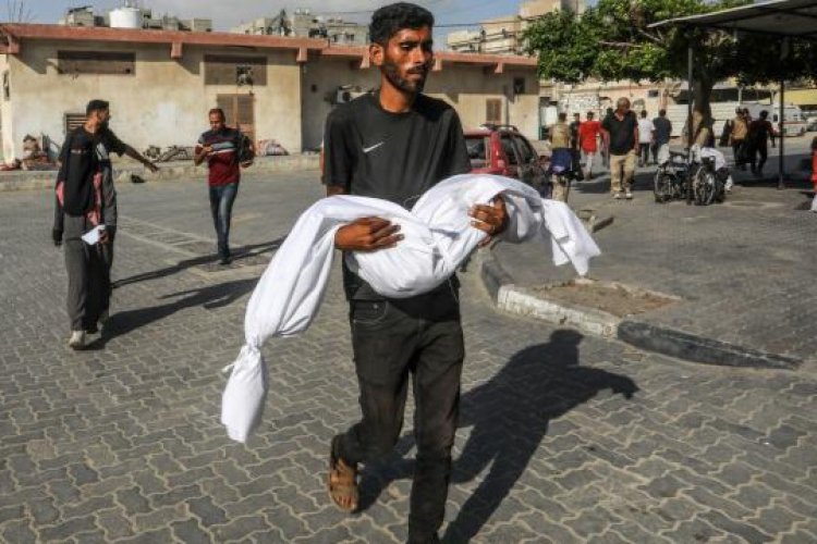 Soykırımcı İsrail'in saldırdığı Gazze'de şehit sayısı 61 bin 599'a çıktı