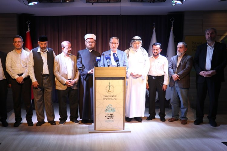 'İslami ve İnsani Bir Sorumluluk: Gazze' konferansı için Âlimler bir araya geldi