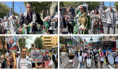 Paris’ten Stockholm’e, Berlin’den Gazze’ye dayanışma