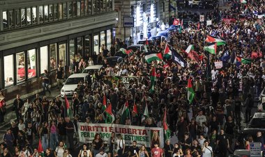 Roma, Milano, Napoli, Torino ve Bologna’da tek ses: Özgür Filistin!