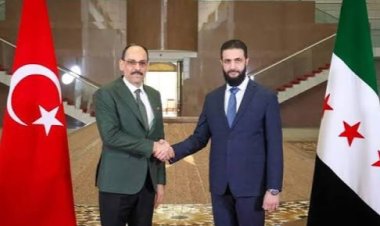 MİT Başkanı İbrahim Kalın, Ahmed Şara ile görüştü