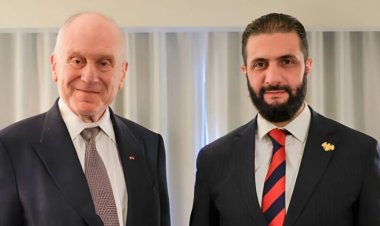 Ahmed Şara, Dünya Yahudi Kongresi Başkanı ile görüştü