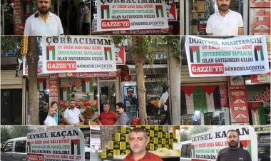 Diyarbakır esnafı: 7 Ekim gelirimiz Gazze’ye!