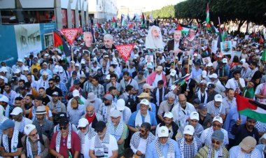 Rabat sokakları Gazze için doldu: “7 Ekim şanlı bir gündür, tarihte ölümsüz kalacak”