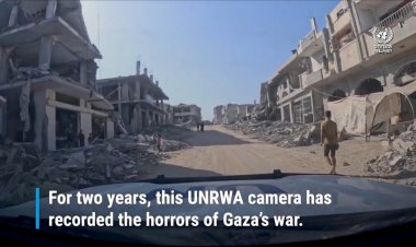 UNRWA, Gazze'de 2 yıldır devam eden insani kriz ve yıkımın görüntüsünü paylaştı