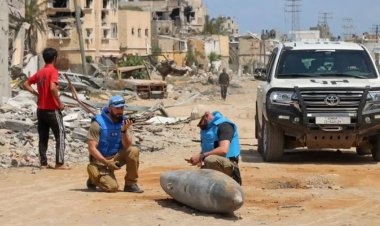 Gazze'de patlamamış mühimmat nedeniyle siviller büyük tehlike altında