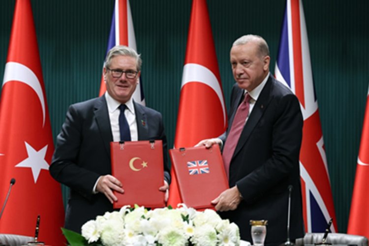 Cumhurbaşkanı Erdoğan ve İngiltere Başbakanı Starmer, Eurofighter Typhoon savaş uçağı anlaşmasını imzaladı
