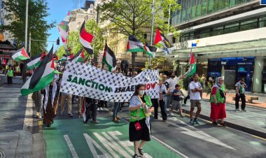 Yeni Zelanda’da Filistin’le dayanışma yürüyüşü: “Hükümet İsrail’i cezalandırmalı”