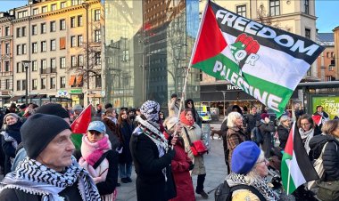 İsveç’te Gazze için öfke: İsrail’in ateşkes İhlaline büyük protesto
