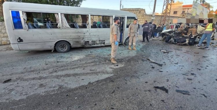 İşgalci İsrail'den Lübnan'a İHA saldırısı: 1 şehit, 11 yaralı