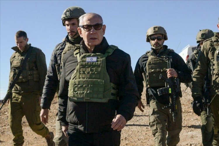 Siyonist Netanyahu, Suriye'de işgal ettikleri tampon bölgeye gitti