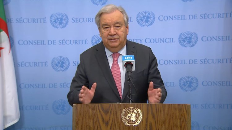 Guterres: Filistin’in devlet hakkı tartışılmaz