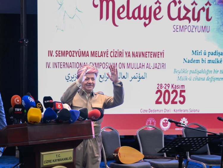Barzani Cizre’de: “Melayê Cizîrî sönmeyen bir yıldızdır”
