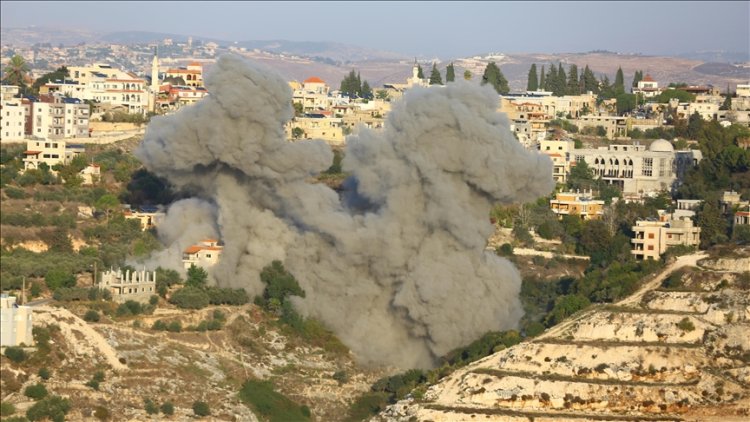 Soykırımcı İsrail, Lübnan'ın güneyine hava saldırısı düzenledi