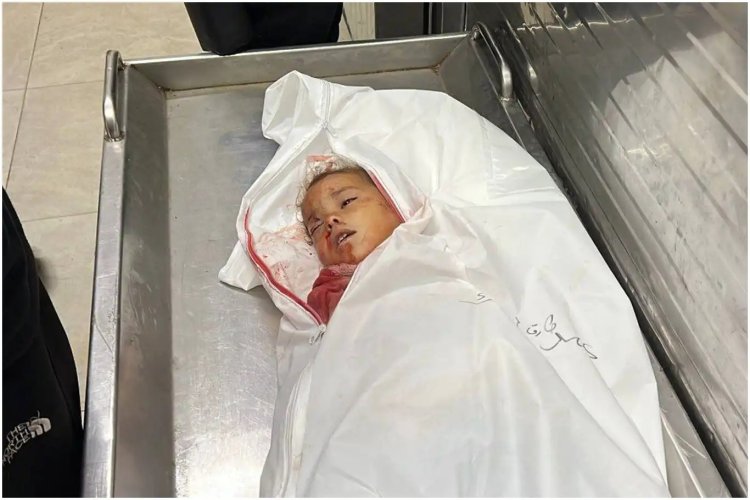 Soykırımcı İsrail 3 yaşındaki bebeği katletti