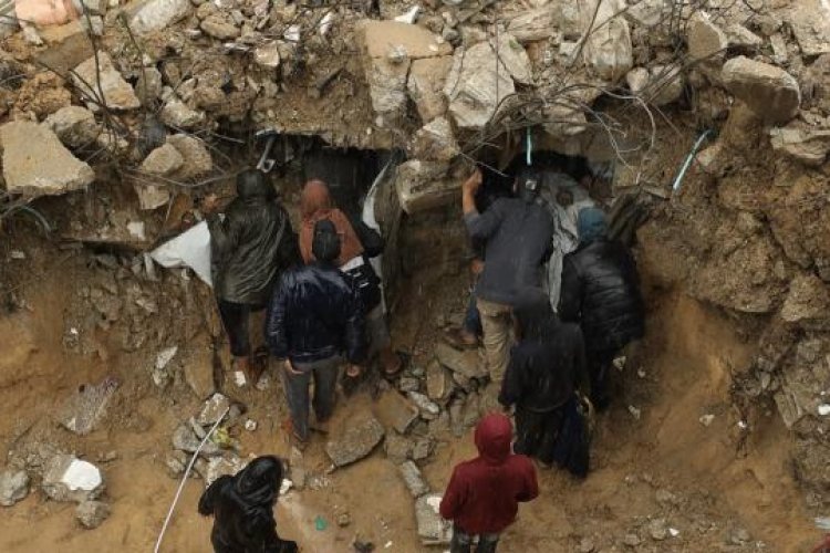 Gazze'de etkili olan fırtına nedeniyle hayatını kaybedenlerin sayısı 14'e yükseldi