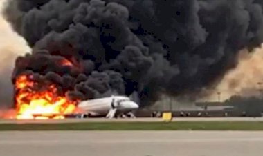Rusya'da yolcu uçağı iniş yaparken alev aldı: 41 ölü