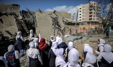 Gazze'de okullar da İsrail'in hedefi oldu