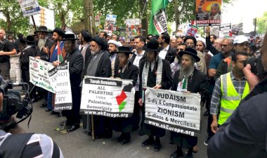 Londra'da Dünya Kudüs Yürüyüşü Siyonistleri rahatsız etti