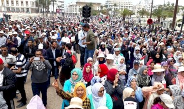 Fas'ta halk sokaklarda: İsrail'le normalleştirmeye ve festivale hayır