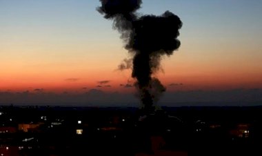 İşgalci İsrail'den Gazze'ye hava saldırısı